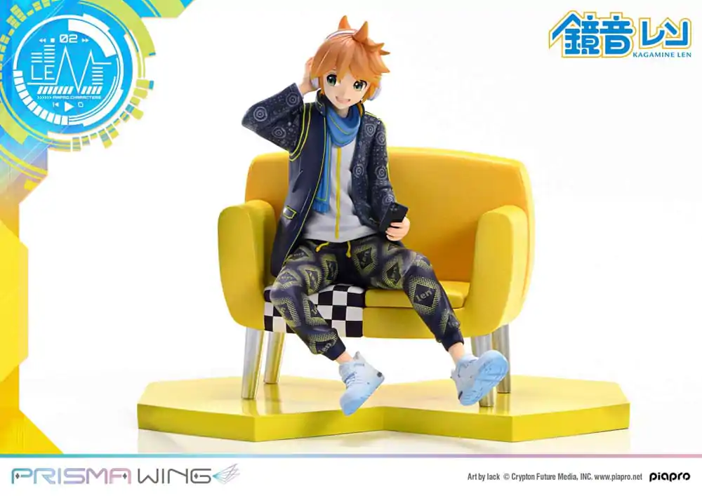 Vocaloid Piapro Characters Prisma Wing PVC Kip 1/7 Kagamine Len (Art by lack) 18 cm fotografija proizvoda