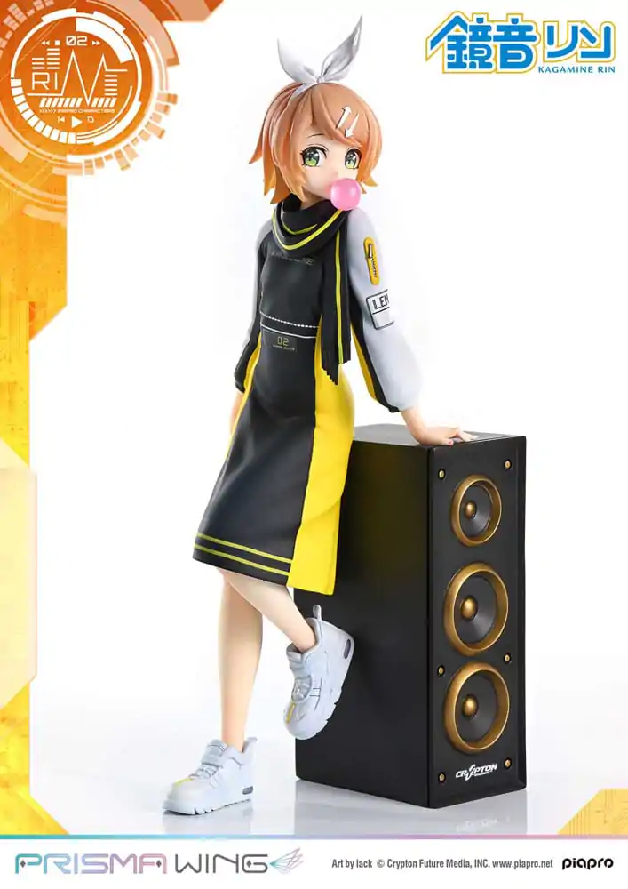 Vocaloid Piapro Characters Prisma Wing PVC kip 1/7 Kagamine Rin (Art by lack) 21 cm fotografija proizvoda