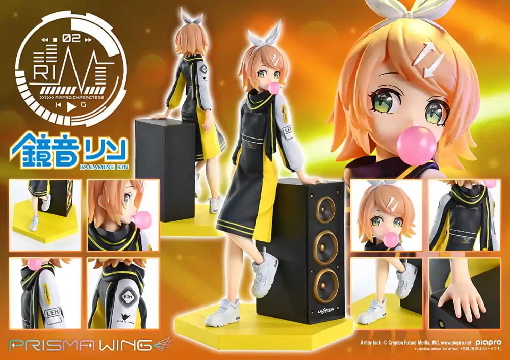 Vocaloid Piapro Characters Prisma Wing PVC kip 1/7 Kagamine Rin (Art by lack) 21 cm fotografija proizvoda