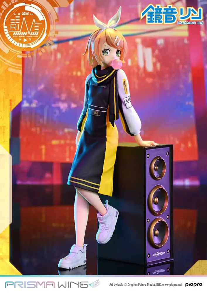 Vocaloid Piapro Characters Prisma Wing PVC kip 1/7 Kagamine Rin (Art by lack) 21 cm fotografija proizvoda