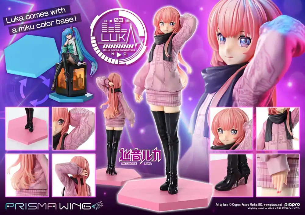 Vocaloid Piapro Characters Prisma Wing PVC Kip 1/7 Megurine Luka (Ilustracija: lack) 23 cm fotografija proizvoda