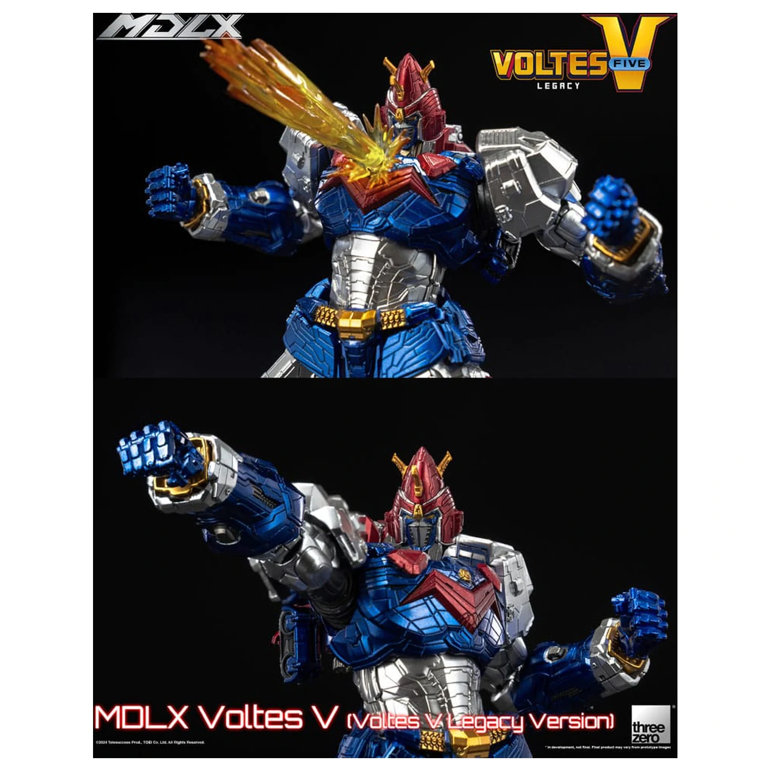 Voltes V MDLX akcijska figura Cliffjumper (Voltes V Legacy Version) 15 cm fotografija proizvoda