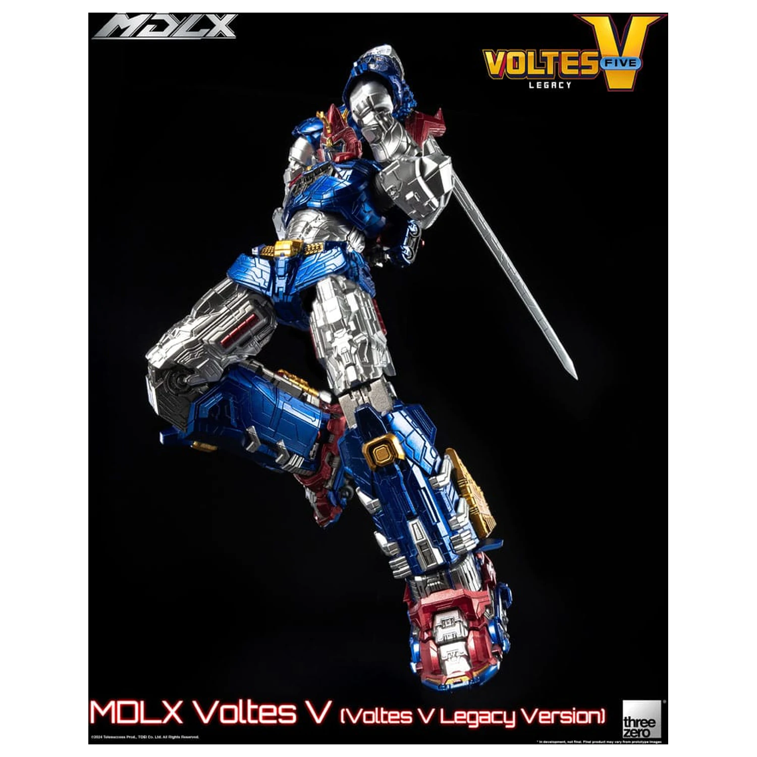 Voltes V MDLX akcijska figura Cliffjumper (Voltes V Legacy Version) 15 cm fotografija proizvoda