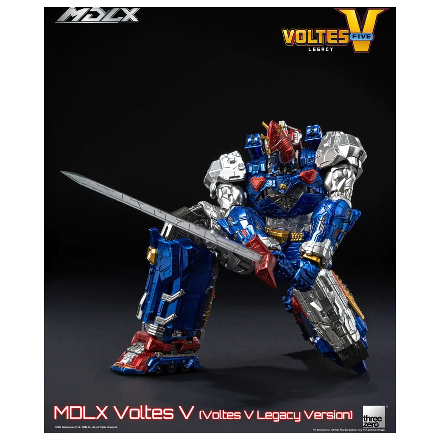 Voltes V MDLX akcijska figura Cliffjumper (Voltes V Legacy Version) 15 cm fotografija proizvoda
