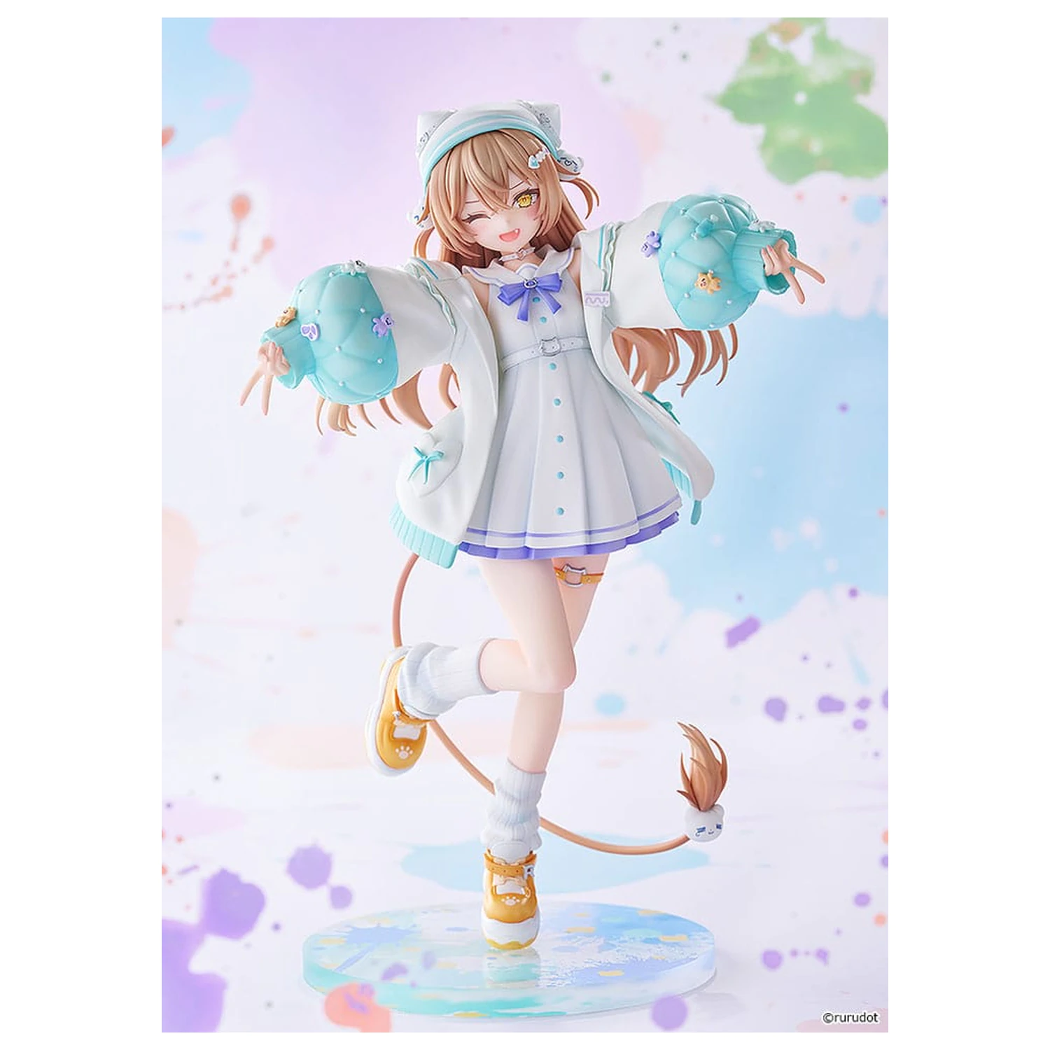 VTuber PVC kip 1/7 Rurudo Lion Pastel Oniku Ver. 25 cm fotografija proizvoda
