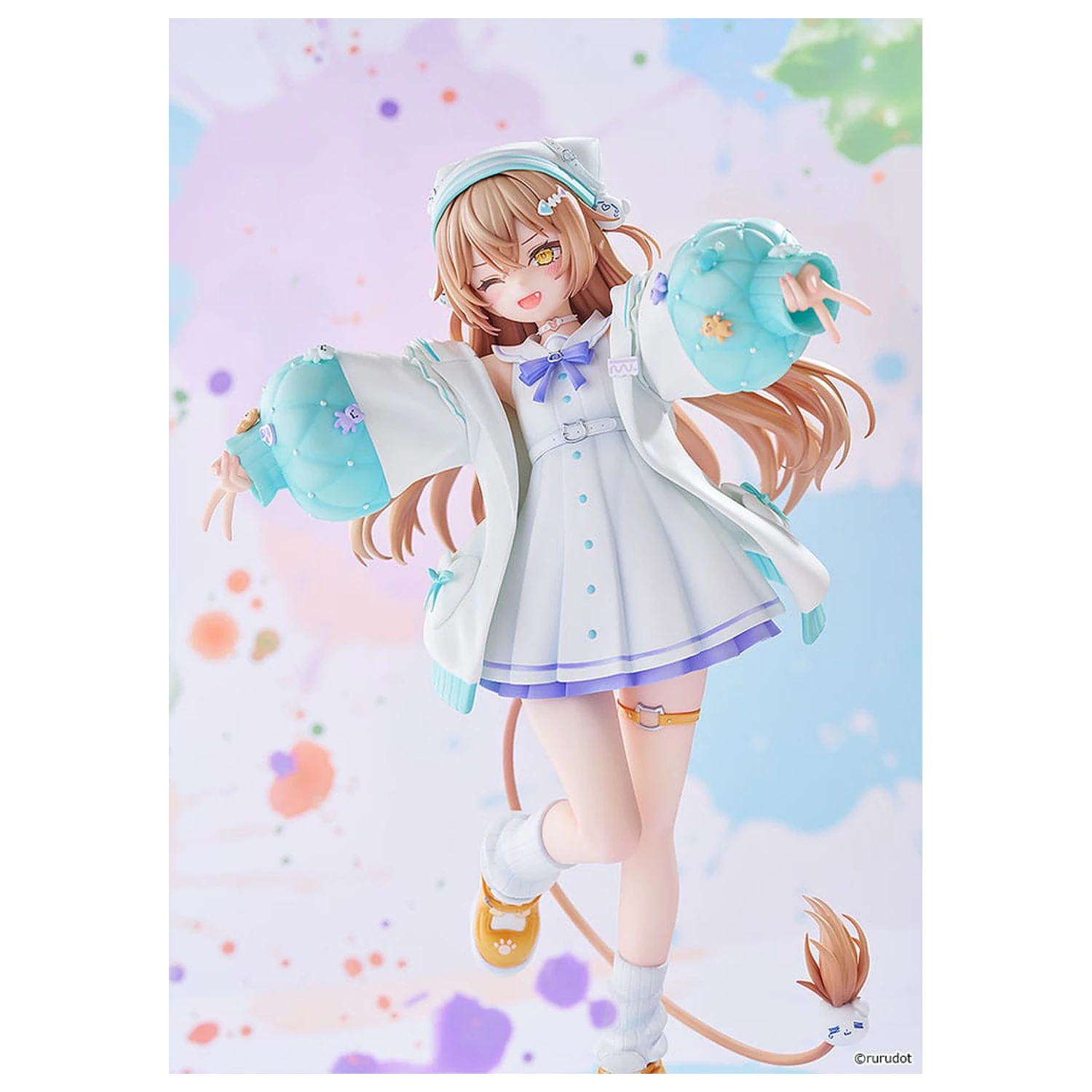 VTuber PVC kip 1/7 Rurudo Lion Pastel Oniku Ver. 25 cm fotografija proizvoda