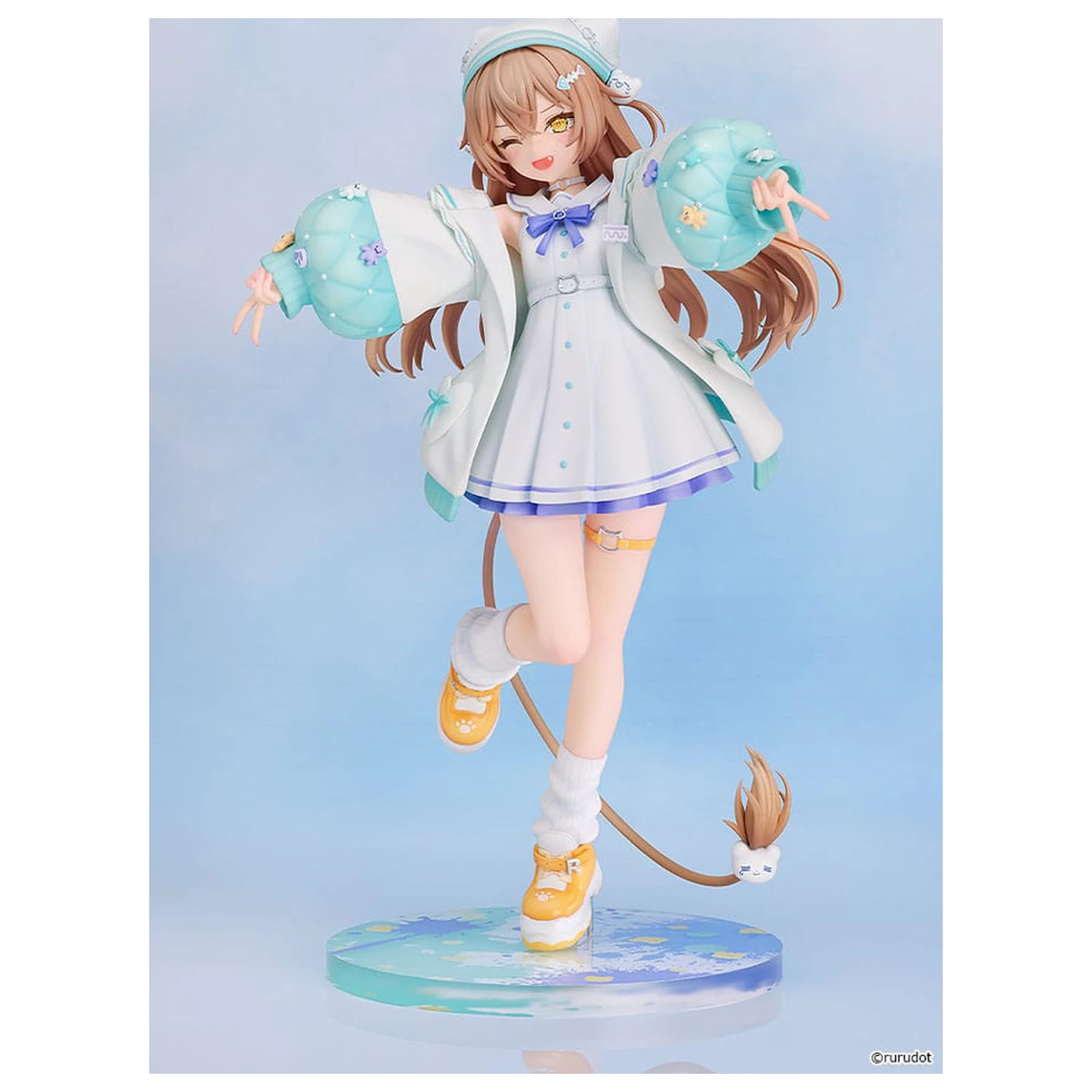 VTuber PVC kip 1/7 Rurudo Lion Pastel Oniku Ver. 25 cm fotografija proizvoda