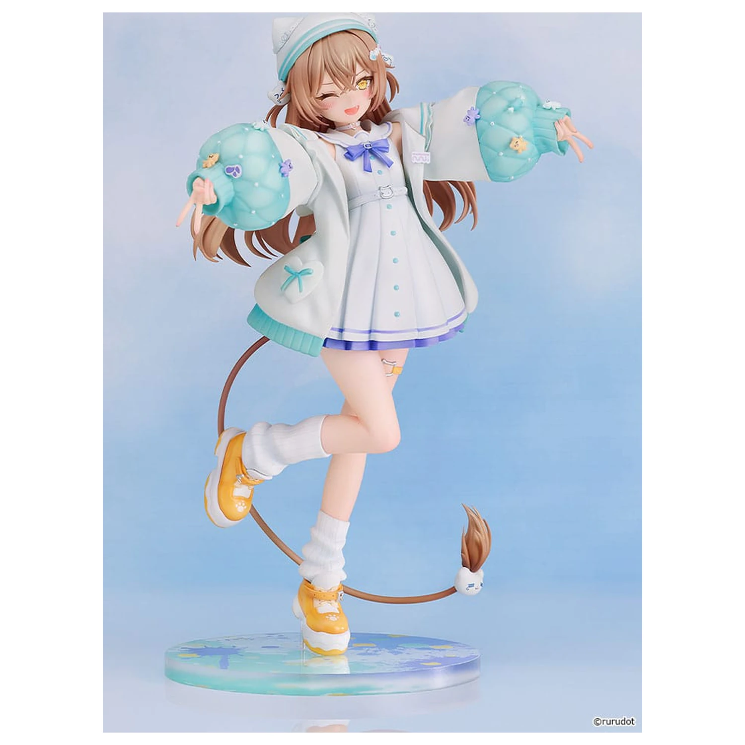 VTuber PVC kip 1/7 Rurudo Lion Pastel Oniku Ver. 25 cm fotografija proizvoda