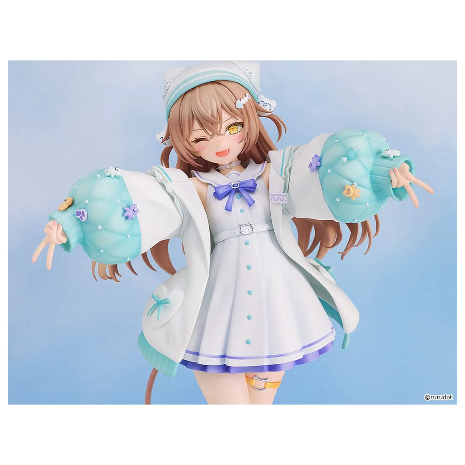 VTuber PVC kip 1/7 Rurudo Lion Pastel Oniku Ver. 25 cm fotografija proizvoda
