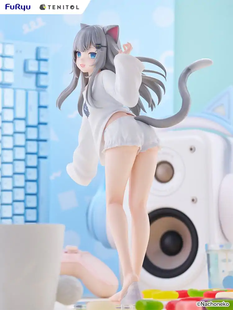 VTuber Tenitol Visoka PVC figura Nachoneko 30 cm fotografija proizvoda