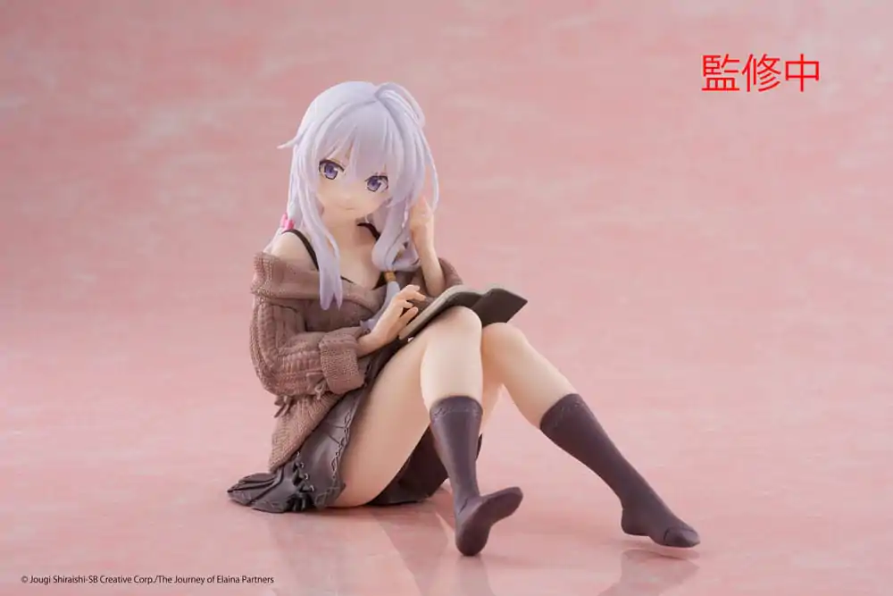 Wandering Witch: The Journey of Elaina PVC Kip Stolni slatka figura Elaina Casual Clothes Ver. 13 cm fotografija proizvoda