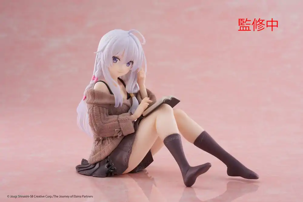 Wandering Witch: The Journey of Elaina PVC Kip Stolni slatka figura Elaina Casual Clothes Ver. 13 cm fotografija proizvoda