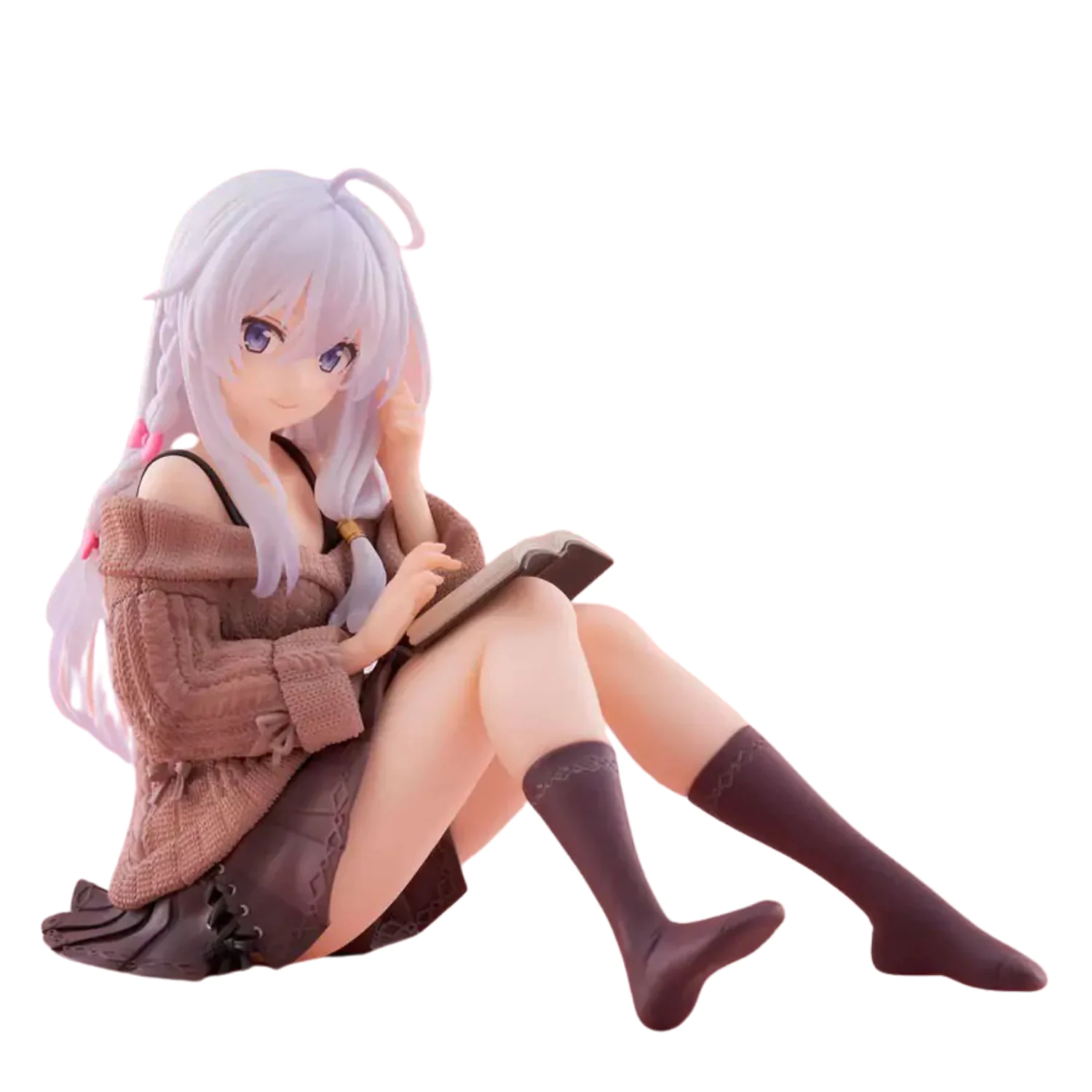 Wandering Witch: The Journey of Elaina PVC Kip Stolni slatka figura Elaina Casual Clothes Ver. 13 cm fotografija proizvoda