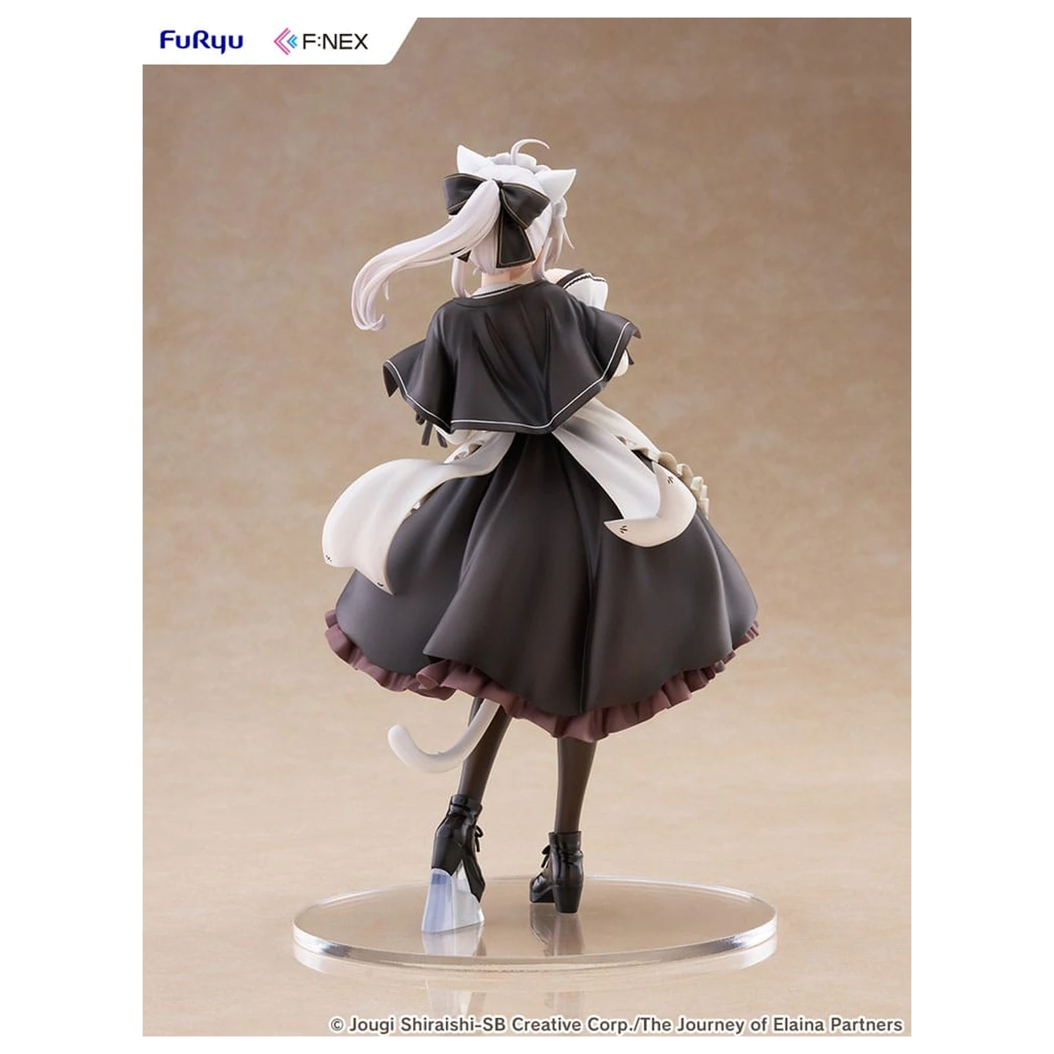 Wandering Witch: The Journey of Elaina F:NEX PVC Statua 1/7 Elaina Maida kostim s mačjim ušima Verzija 24 cm fotografija proizvoda