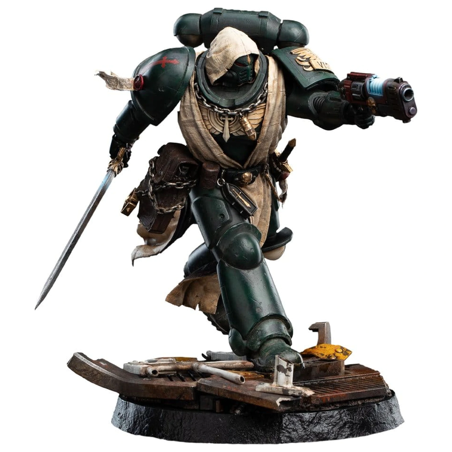 Warhammer 40,000 Statua 1/10 Dark Angels Veteran 31 cm fotografija proizvoda