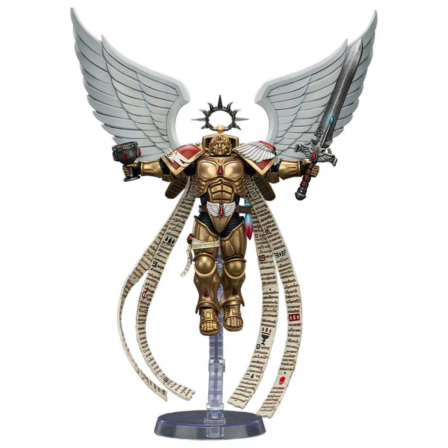 Warhammer 40,000 Akcijska figura 1/18 Blood Angels The Sanguinor s Encarmine Broadsword 12 cm fotografija proizvoda