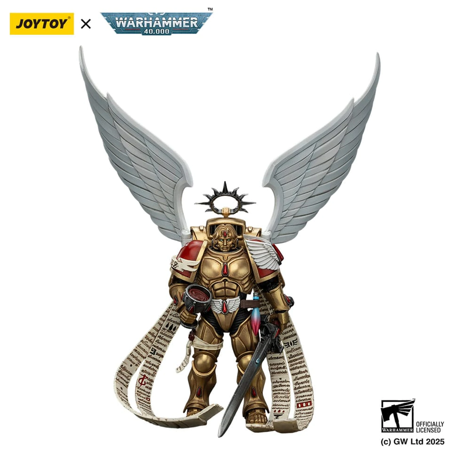 Warhammer 40,000 Akcijska figura 1/18 Blood Angels The Sanguinor s Encarmine Broadsword 12 cm fotografija proizvoda