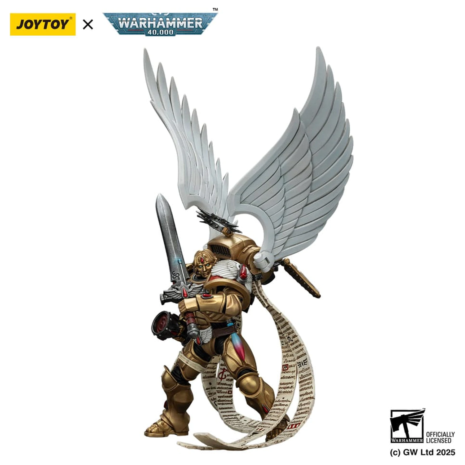 Warhammer 40,000 Akcijska figura 1/18 Blood Angels The Sanguinor s Encarmine Broadsword 12 cm fotografija proizvoda