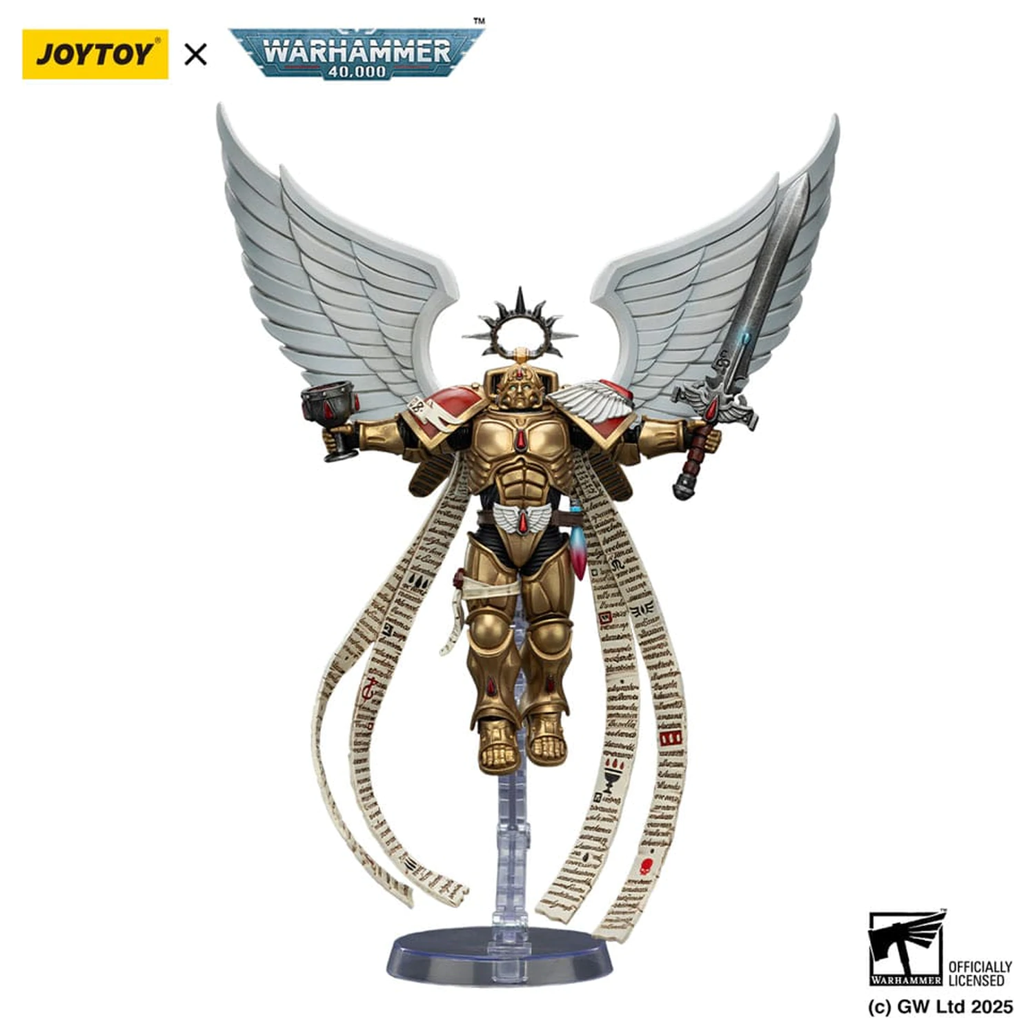 Warhammer 40,000 Akcijska figura 1/18 Blood Angels The Sanguinor s Encarmine Broadsword 12 cm fotografija proizvoda