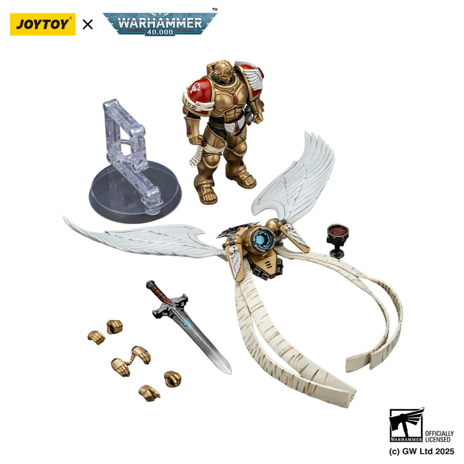 Warhammer 40,000 Akcijska figura 1/18 Blood Angels The Sanguinor s Encarmine Broadsword 12 cm fotografija proizvoda