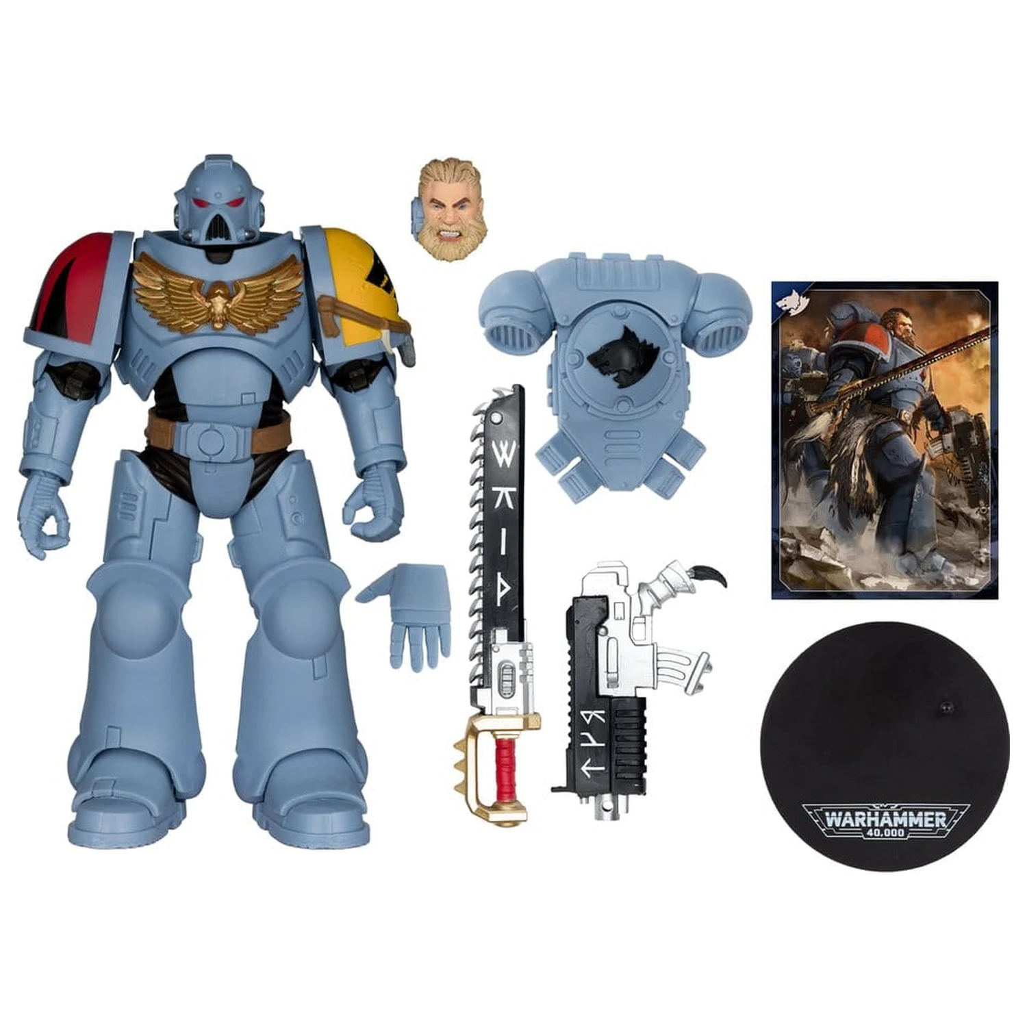 Warhammer 40,000 Akcijska figura Grey Hunter (Space Wolves) 18 cm fotografija proizvoda