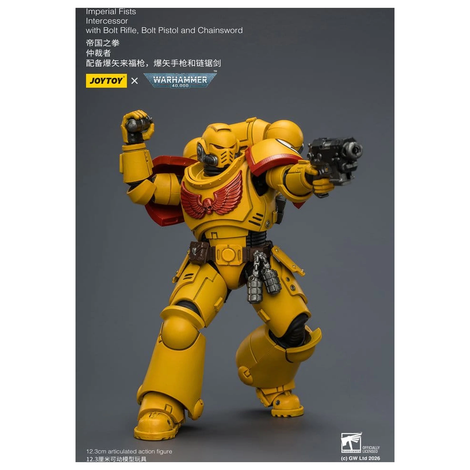 Warhammer 40,000 Action Figura Imperial Fists Intercessor 12 cm fotografija proizvoda