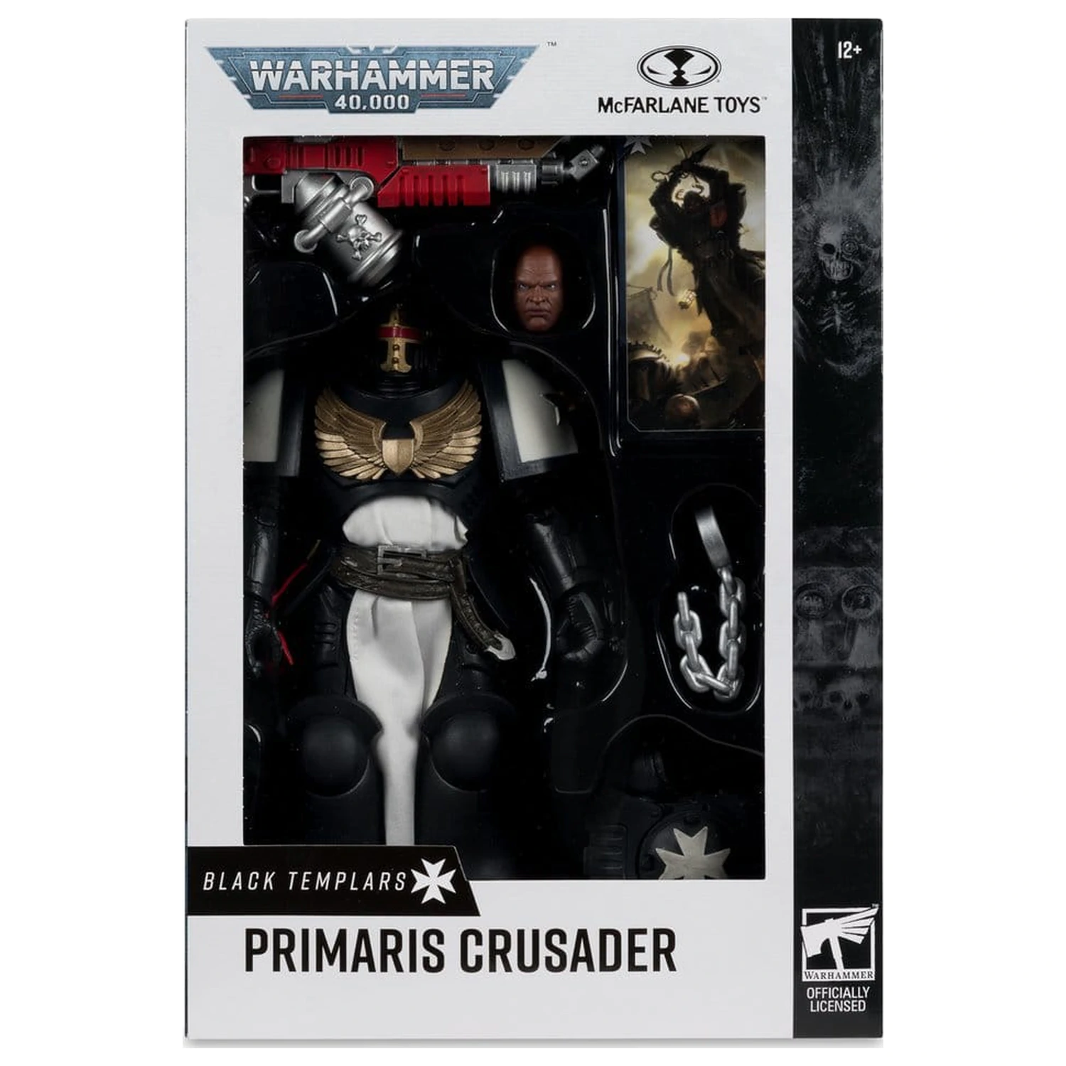 Warhammer 40,000 Akcijska figura Primaris Crusader (Black Templars) 18 cm fotografija proizvoda
