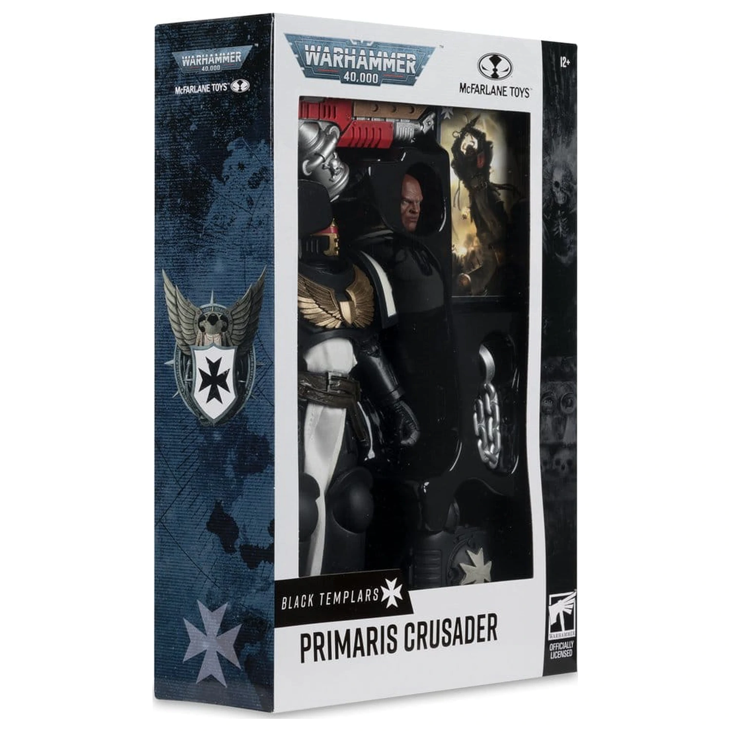 Warhammer 40,000 Akcijska figura Primaris Crusader (Black Templars) 18 cm fotografija proizvoda