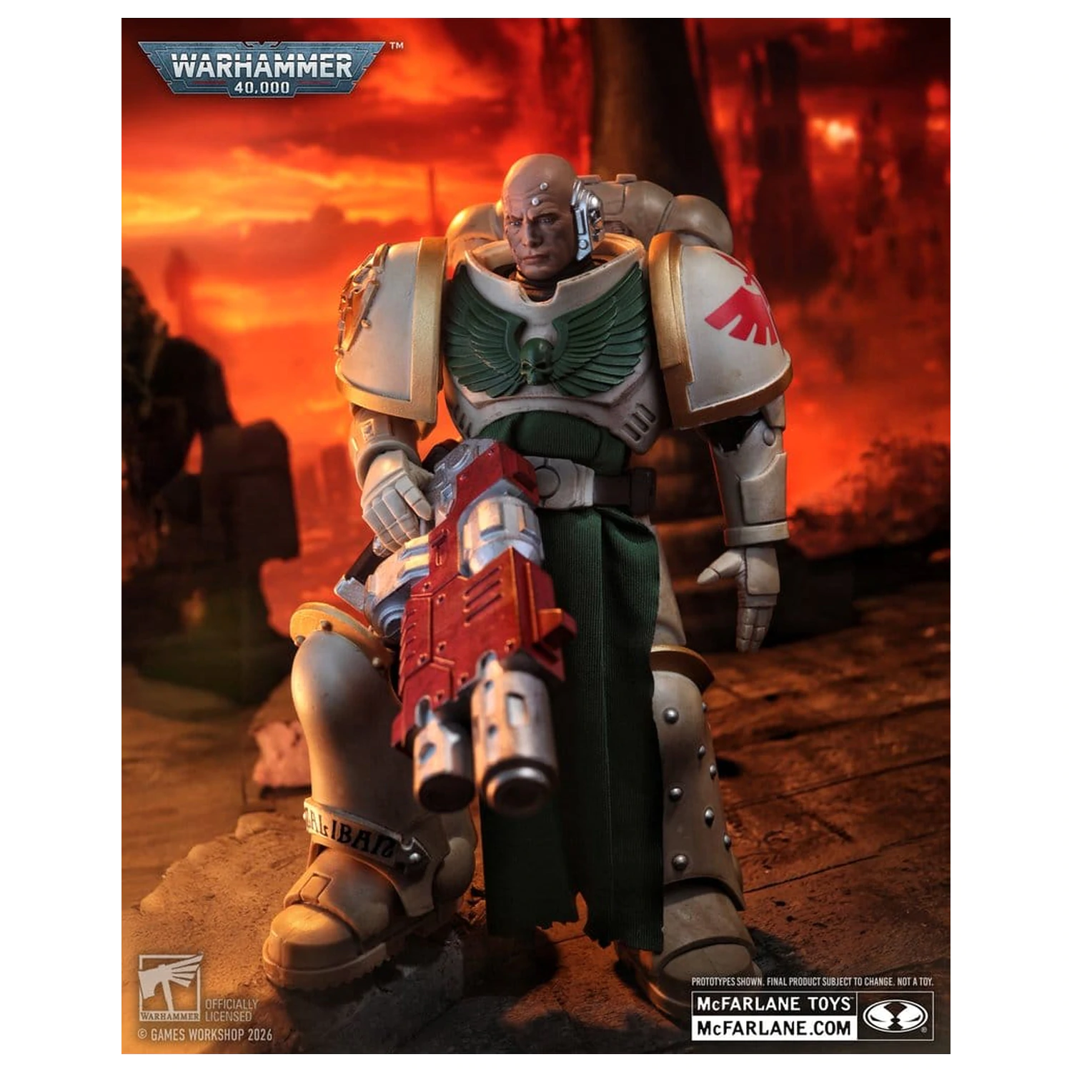 Warhammer 40,000 Akcijska figura Sternguard Veteran (Dark Angels) 18 cm fotografija proizvoda