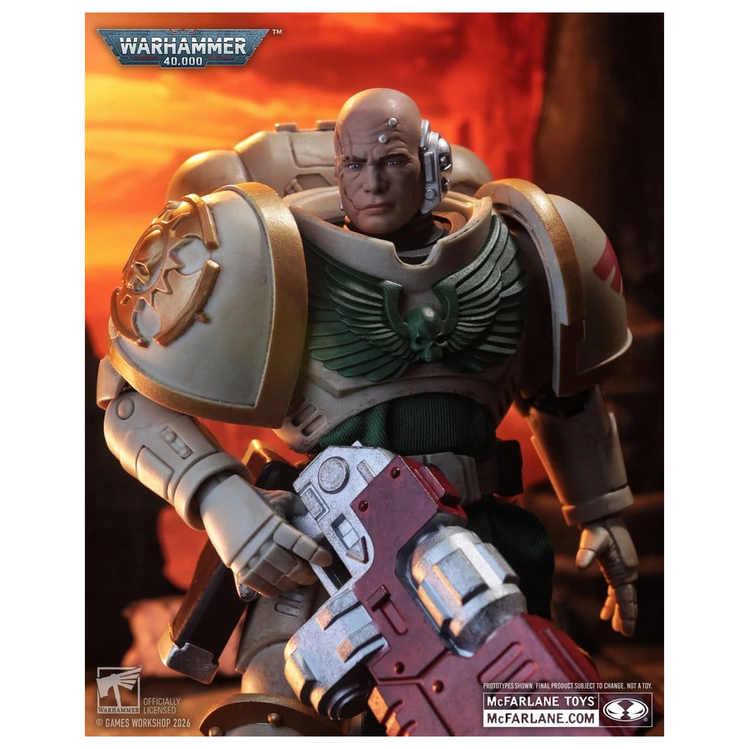 Warhammer 40,000 Akcijska figura Sternguard Veteran (Dark Angels) 18 cm fotografija proizvoda
