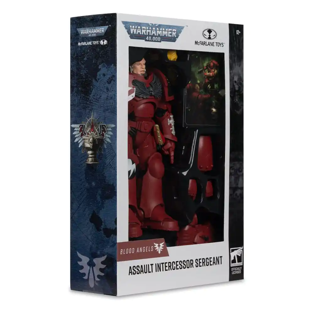 Warhammer 40,000 Action Figura Assault Intercessor Sergeant (Blood Angel) 18 cm fotografija proizvoda