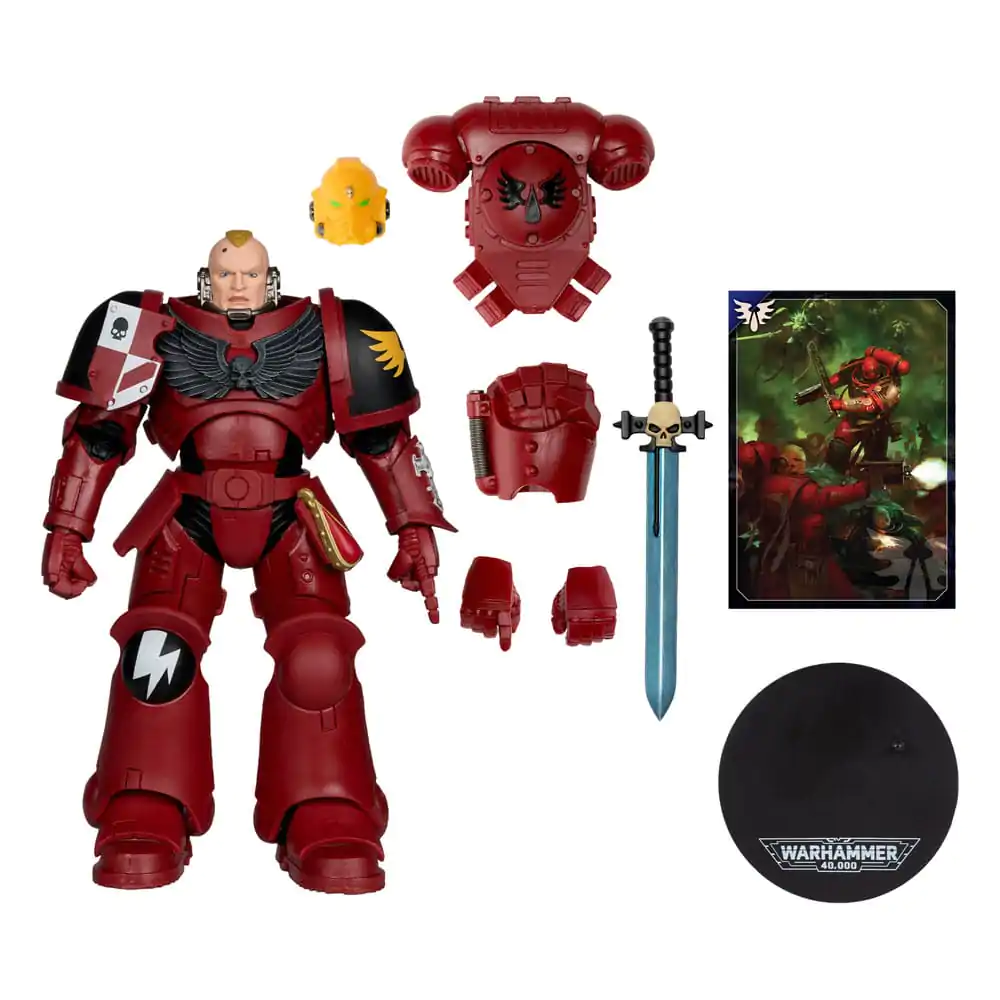 Warhammer 40,000 Action Figura Assault Intercessor Sergeant (Blood Angel) 18 cm fotografija proizvoda