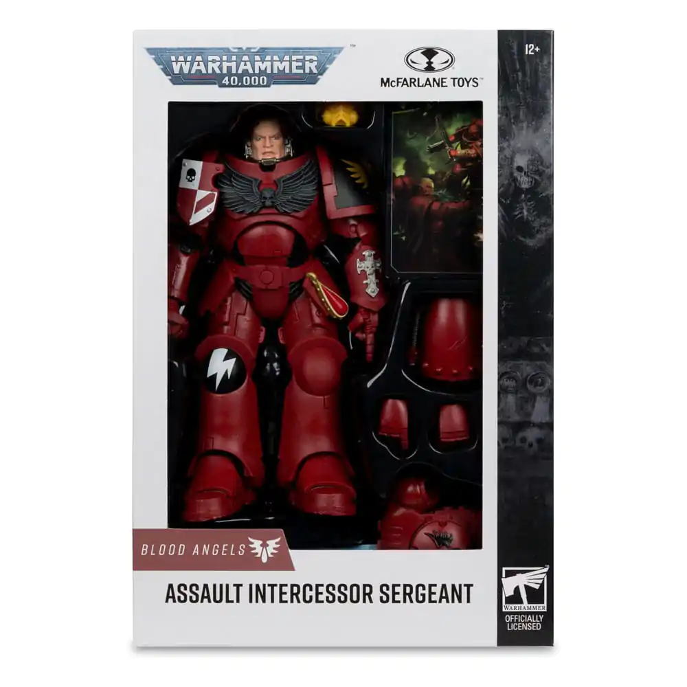 Warhammer 40,000 Action Figura Assault Intercessor Sergeant (Blood Angel) 18 cm fotografija proizvoda