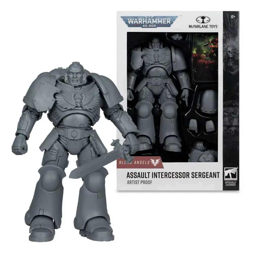Warhammer 40,000 Action Figura Assault Intercessor Sergeant (Blood Angel) (Artist Proof) 18 cm fotografija proizvoda