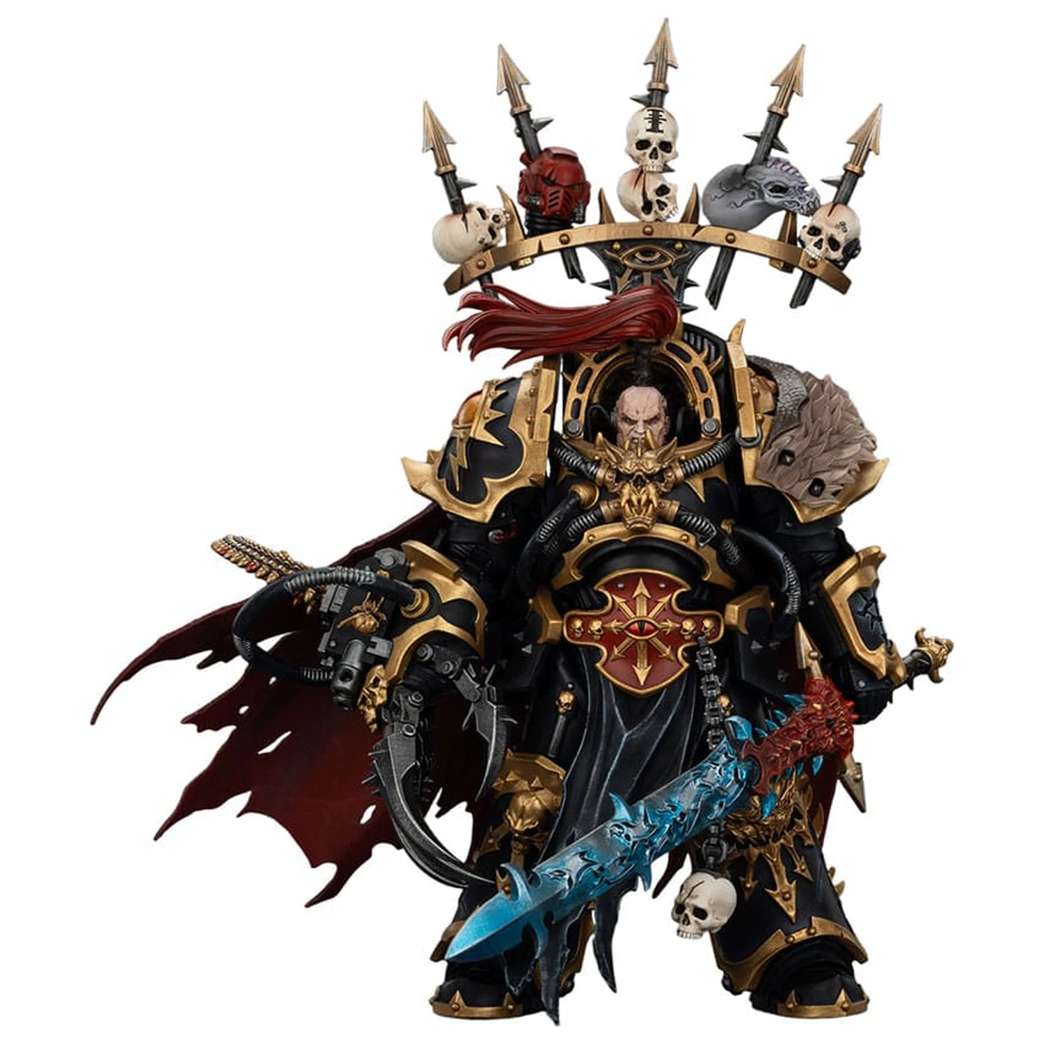 Warhammer 40,000 Action Figure  Black Legion Abaddon the Despoiler with Drach'nyen and the Talo 16 cm fotografija proizvoda
