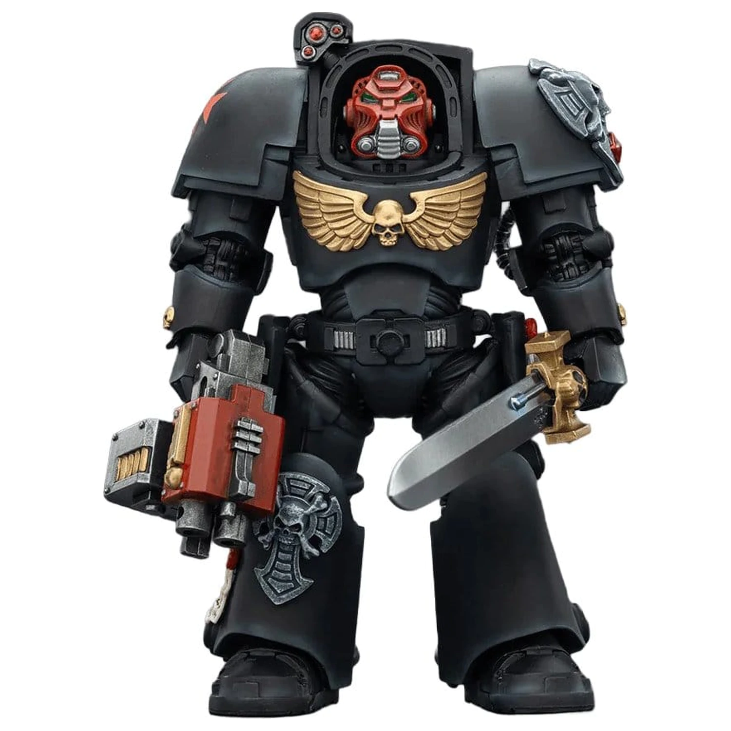 Warhammer 40,000 figurica Black Templars Terminator 1 s Power Swordom i Storm Bolterom 14 cm fotografija proizvoda