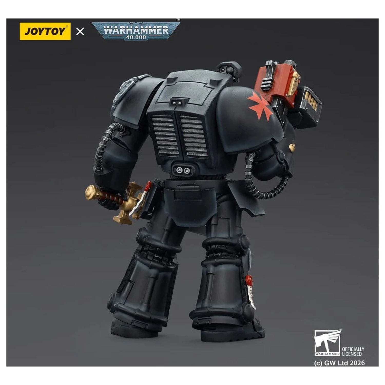 Warhammer 40,000 figurica Black Templars Terminator 1 s Power Swordom i Storm Bolterom 14 cm fotografija proizvoda