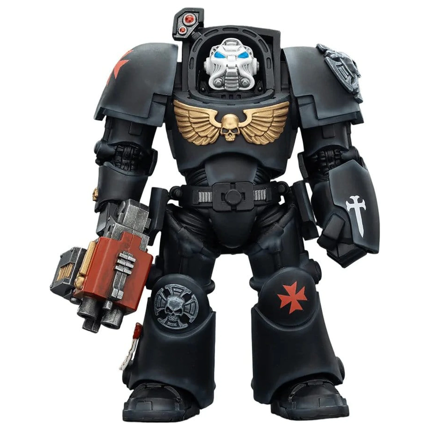 Warhammer 40,000 figurica Black Templars Terminator 2 s Power Fist i Storm Bolter, 14 cm fotografija proizvoda