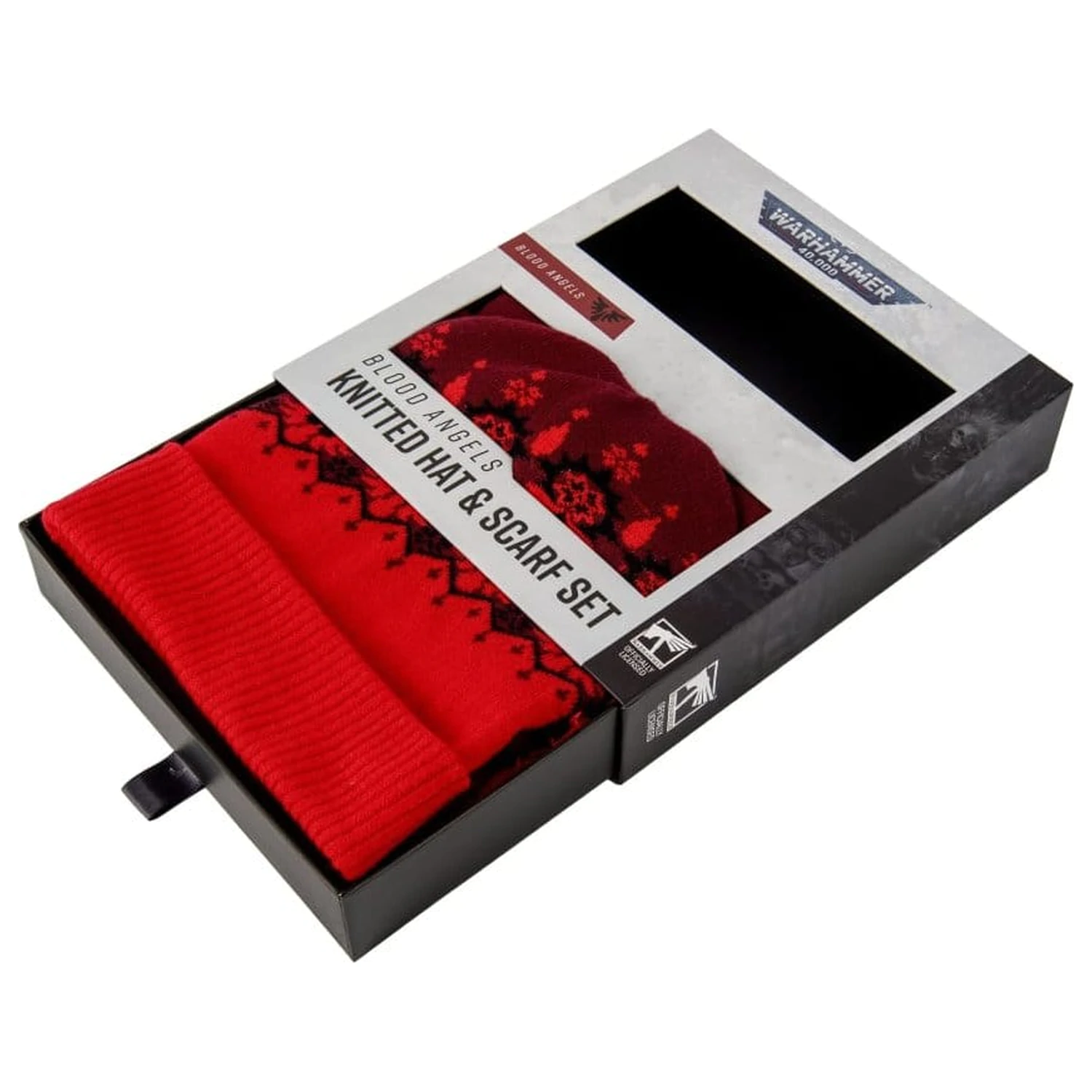 Warhammer 40,000 pleteni kapa i šal set Blood Angels 27 cm fotografija proizvoda