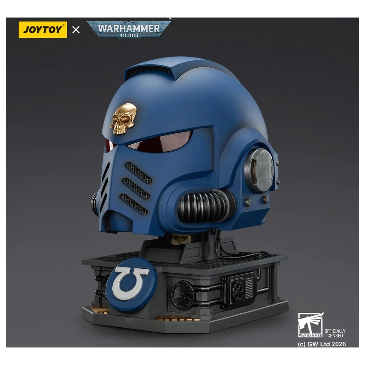 Warhammer 40,000 Captain MkX Kaciga & Stalak za prikaz Ultramarines 44 cm fotografija proizvoda