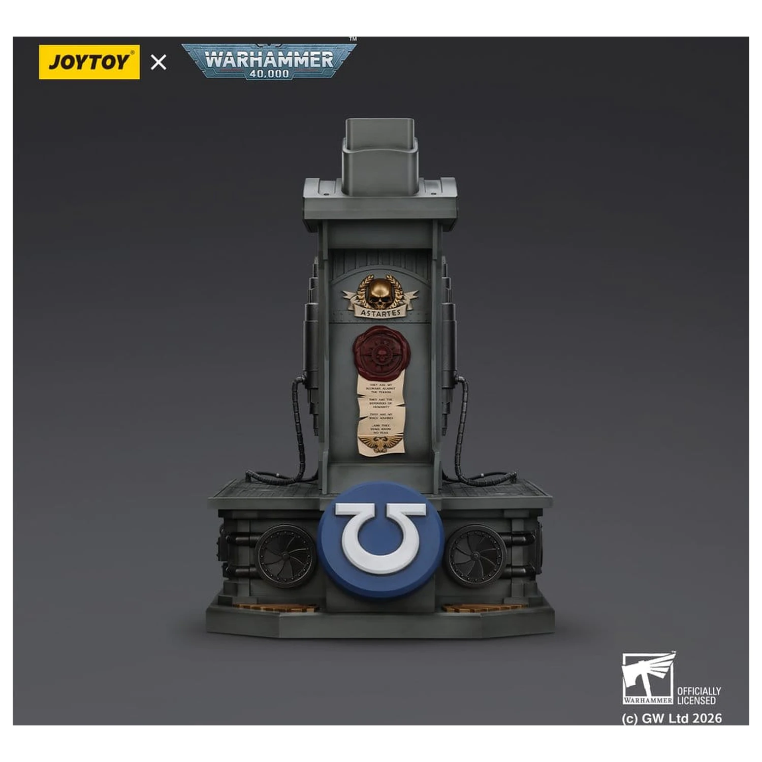 Warhammer 40,000 Captain MkX Kaciga & Stalak za prikaz Ultramarines 44 cm fotografija proizvoda