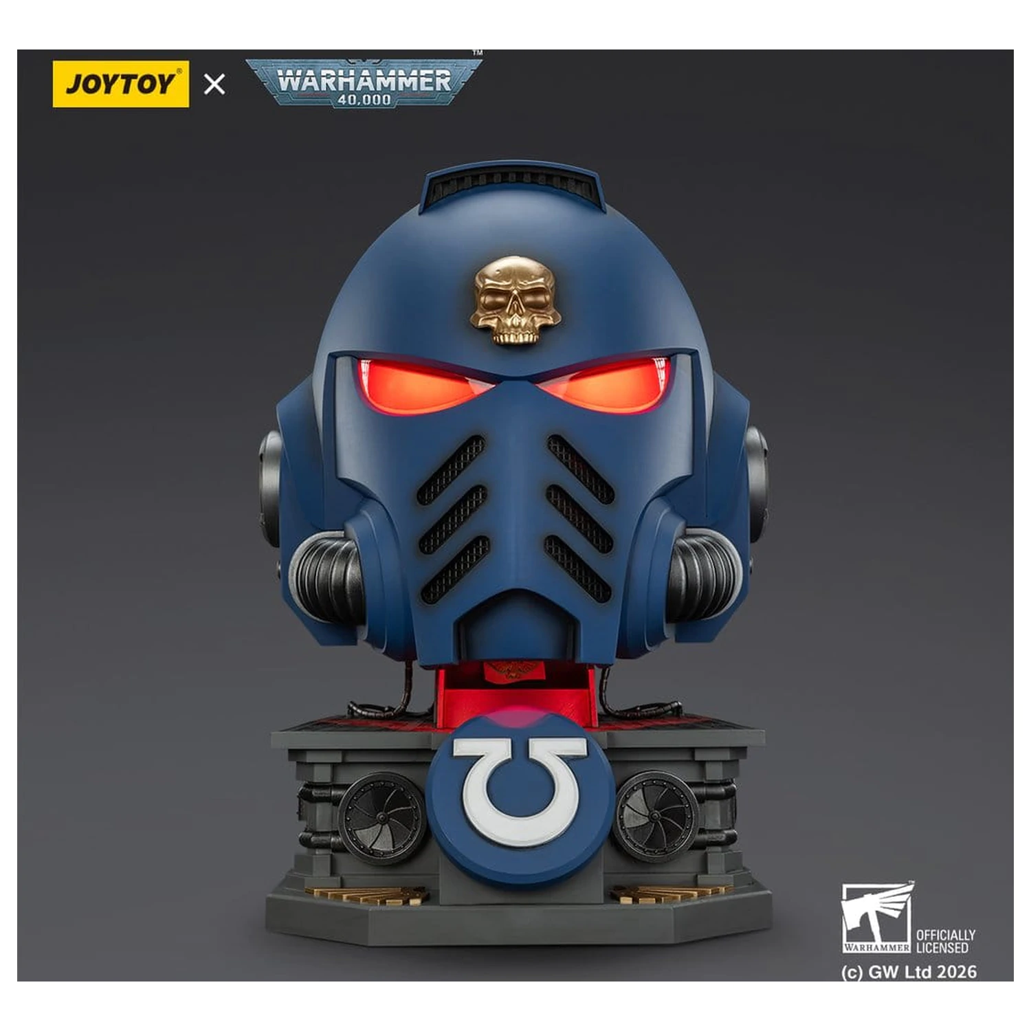 Warhammer 40,000 Captain MkX Kaciga & Stalak za prikaz Ultramarines 44 cm fotografija proizvoda