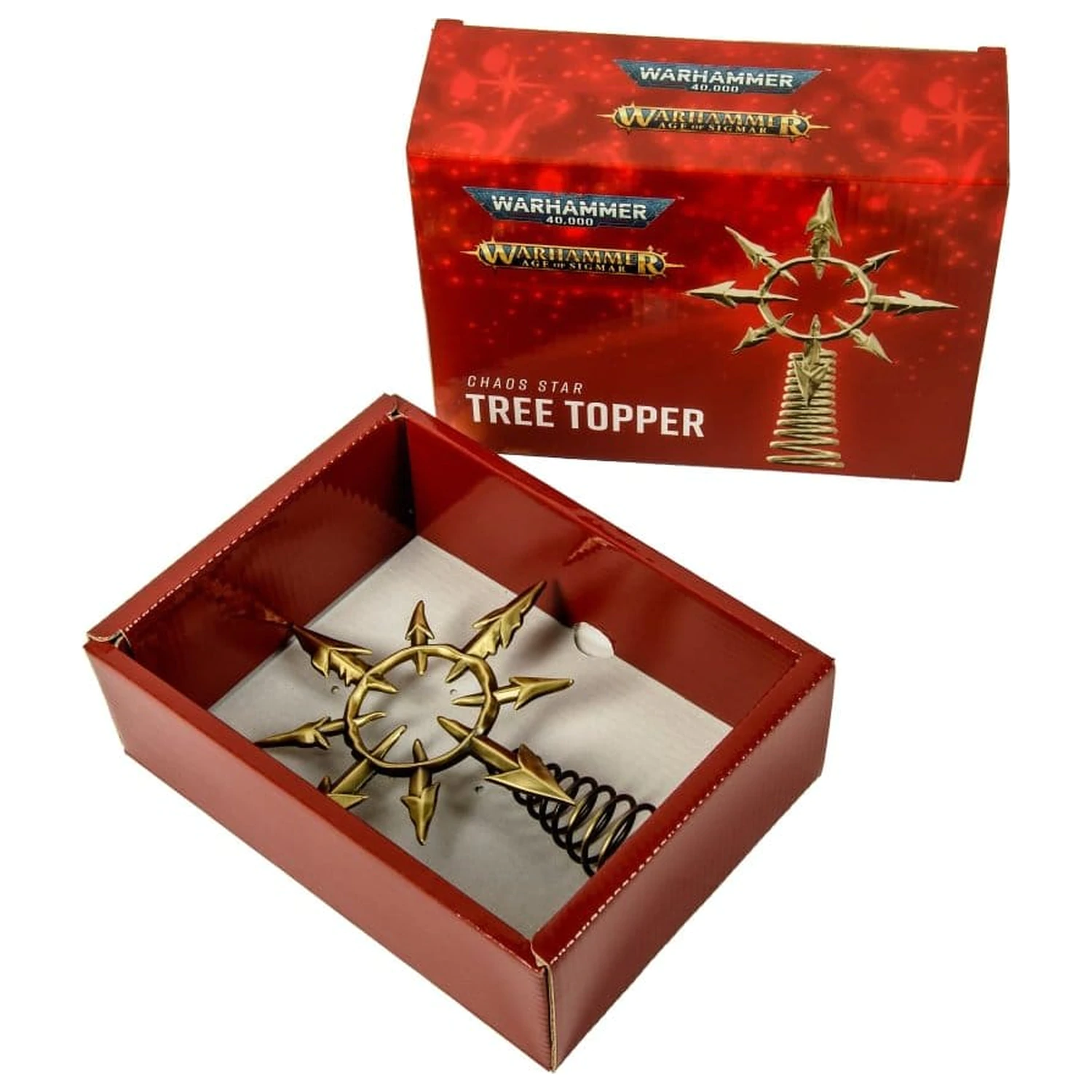 Warhammer 40,000 Ukras za vrh božićnog drvca Chaos Star 22 cm fotografija proizvoda