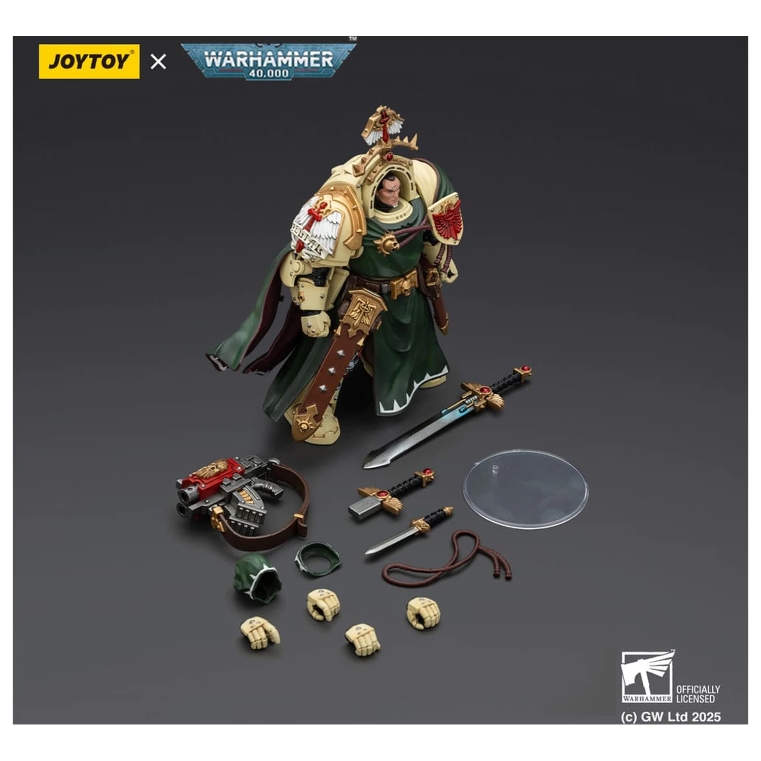 Warhammer 40,000: Dark Angels akcijska figura Belial Grand Master of The Deathwing With the Sword of Silence and Storm Bolter 14 cm fotografija proizvoda