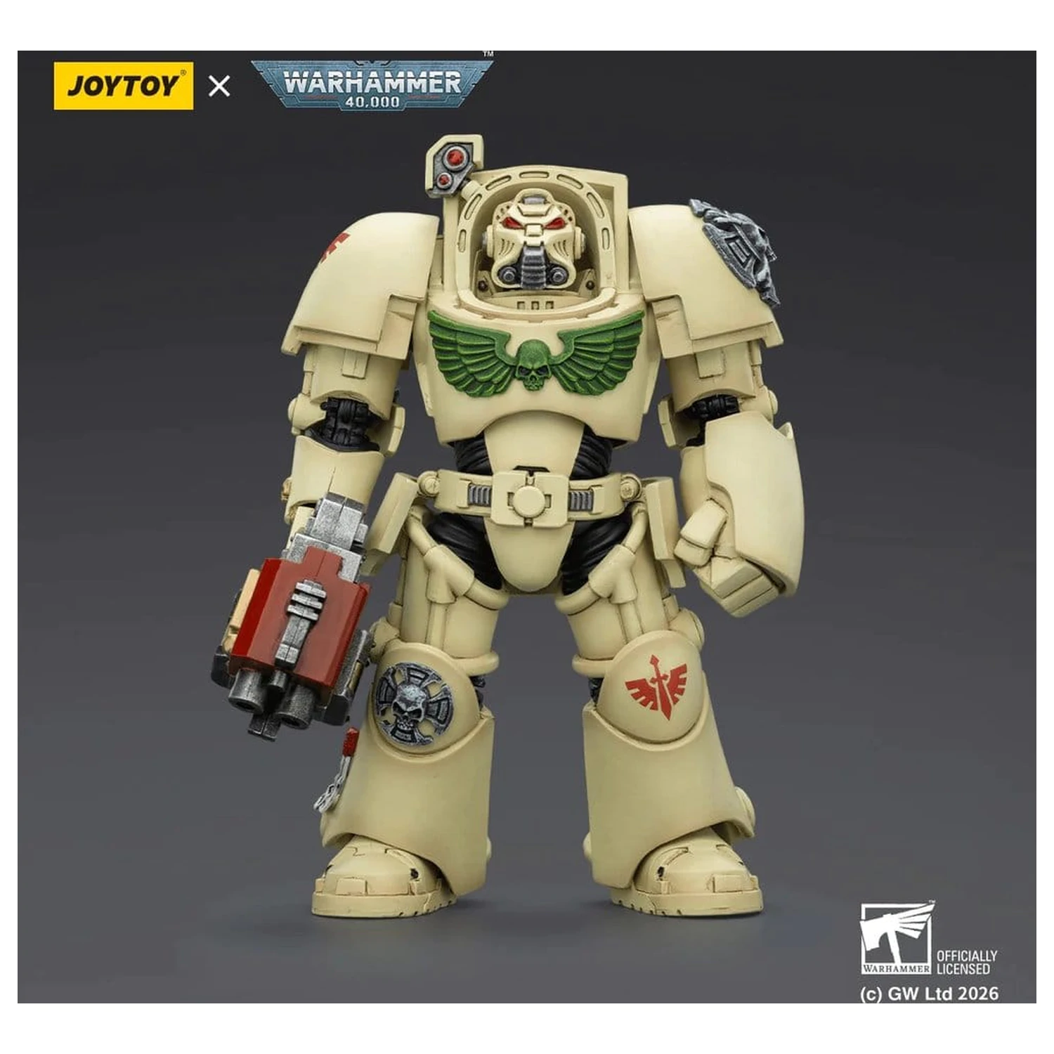 Warhammer 40,000 Akcijska figura Dark Angels Deathwing Terminator 2 s Power Fist i Storm Bolter 14 cm fotografija proizvoda