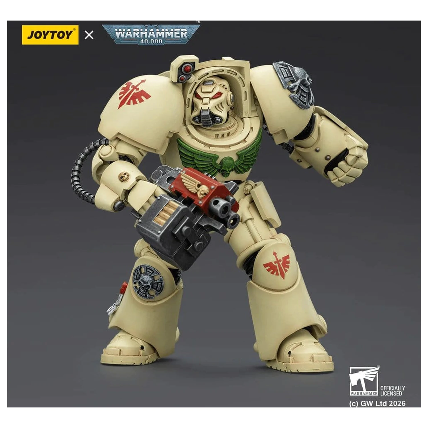 Warhammer 40,000 Akcijska figura Dark Angels Deathwing Terminator 2 s Power Fist i Storm Bolter 14 cm fotografija proizvoda