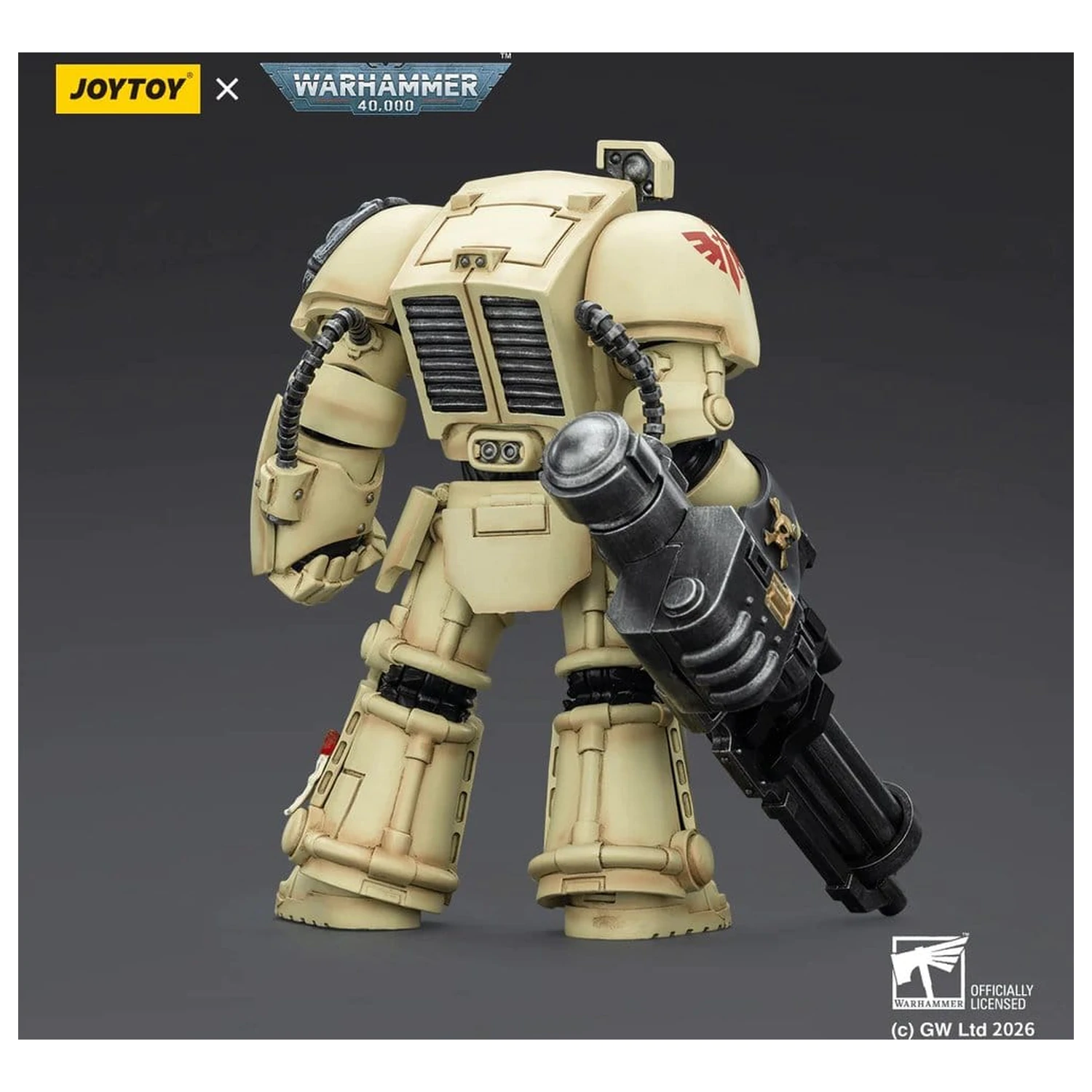 Warhammer 40,000 Action Figure Dark Angels Deathwing Terminator 3 s Power Fist i Assault Cannon 14 cm fotografija proizvoda