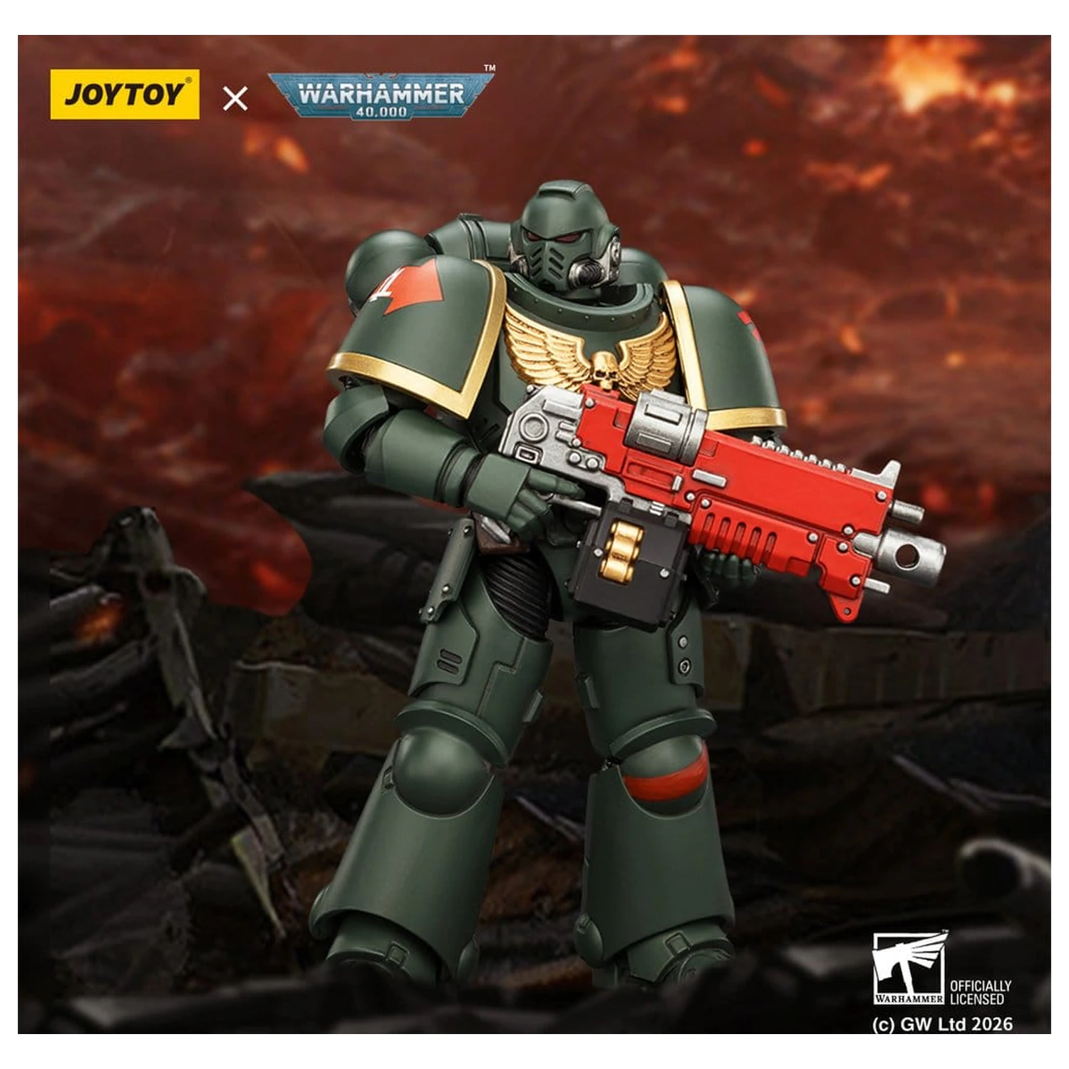 Warhammer 40,000 Action Figura Dark Angels Intercessor 12 cm fotografija proizvoda