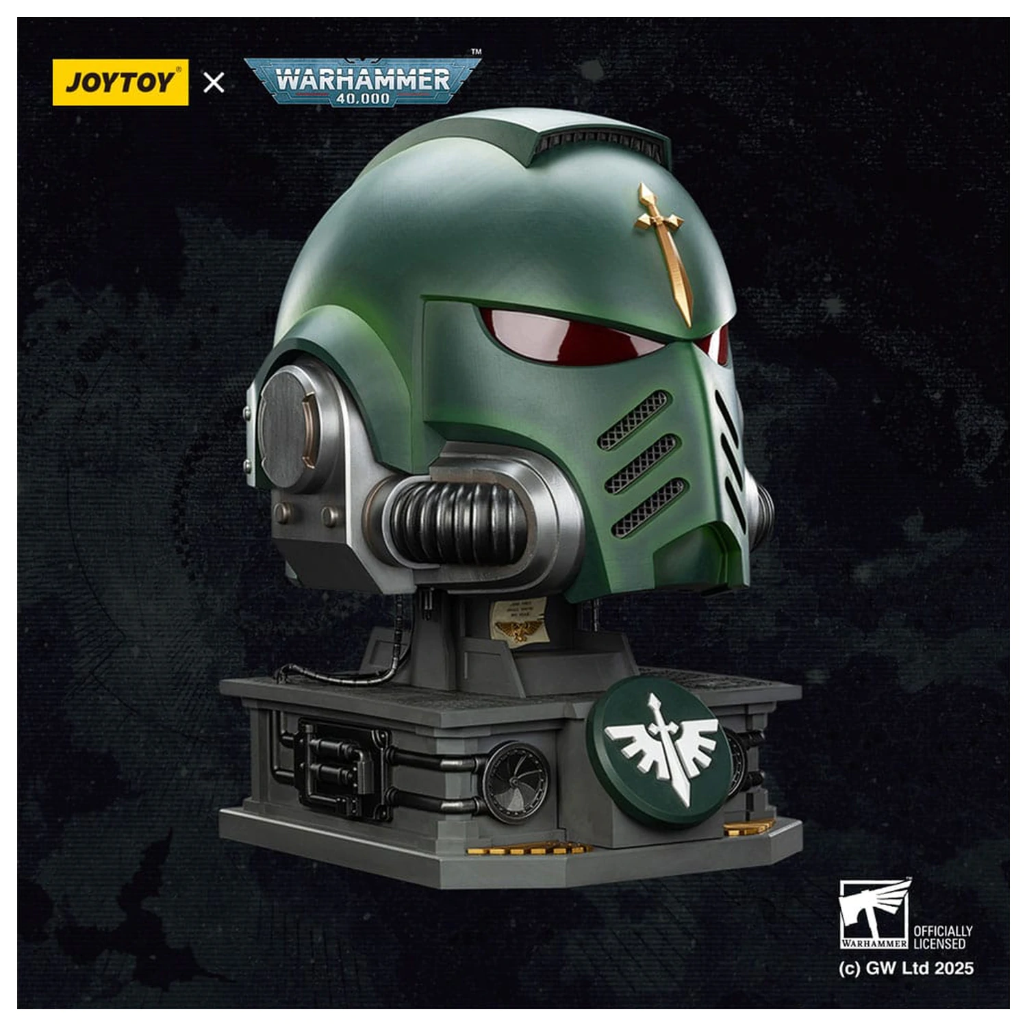 Warhammer 40,000: Dark Angels MkX Kaciga & Stalak za prikaz 44 cm fotografija proizvoda