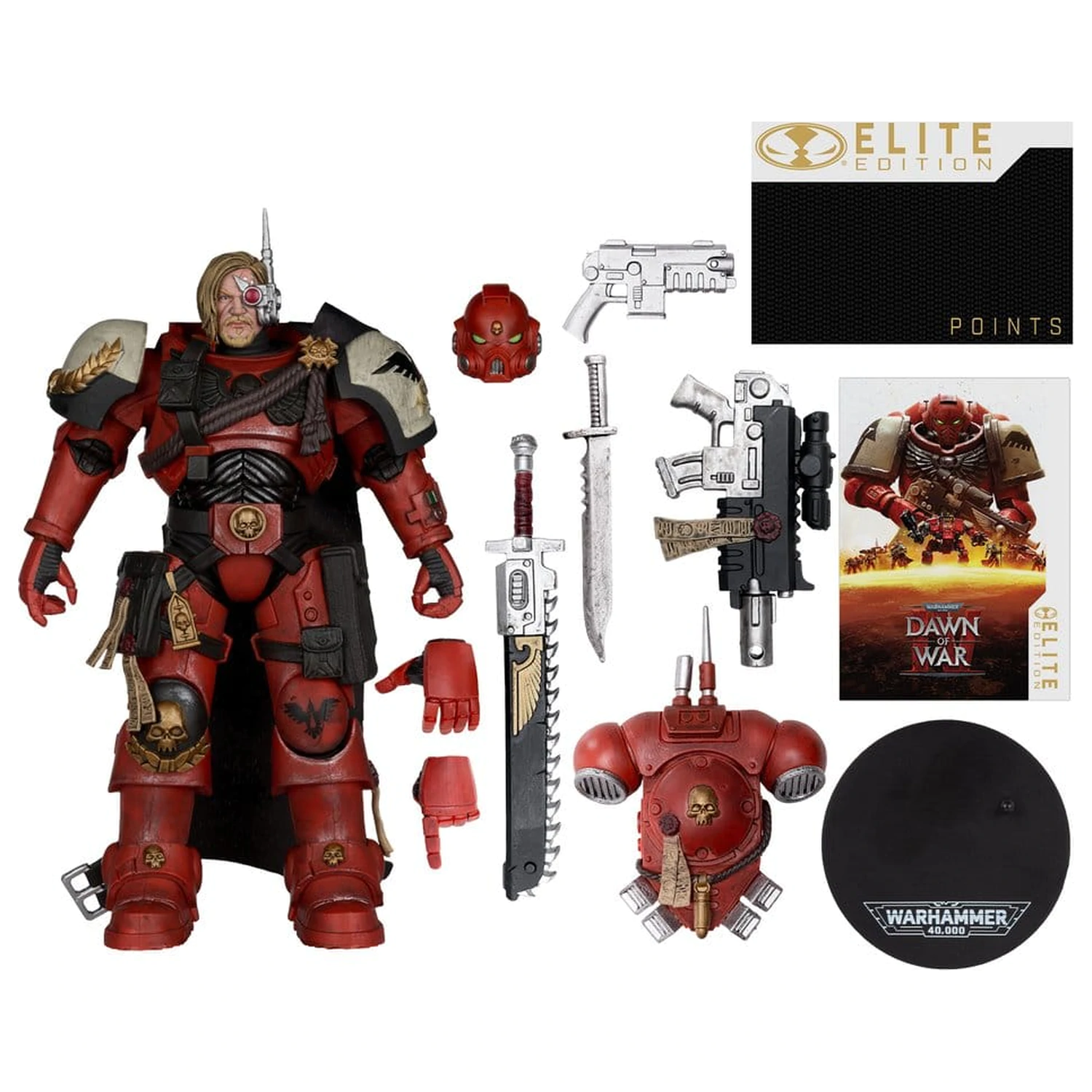 Warhammer 40,000 Dawn of War McFarlane Elite Edition Akcijska figura Kapetan Cyrus (Dawn of War 4) 20 cm fotografija proizvoda